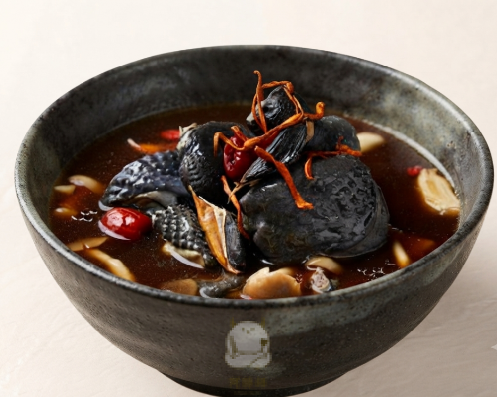 黑金蟲草雞湯