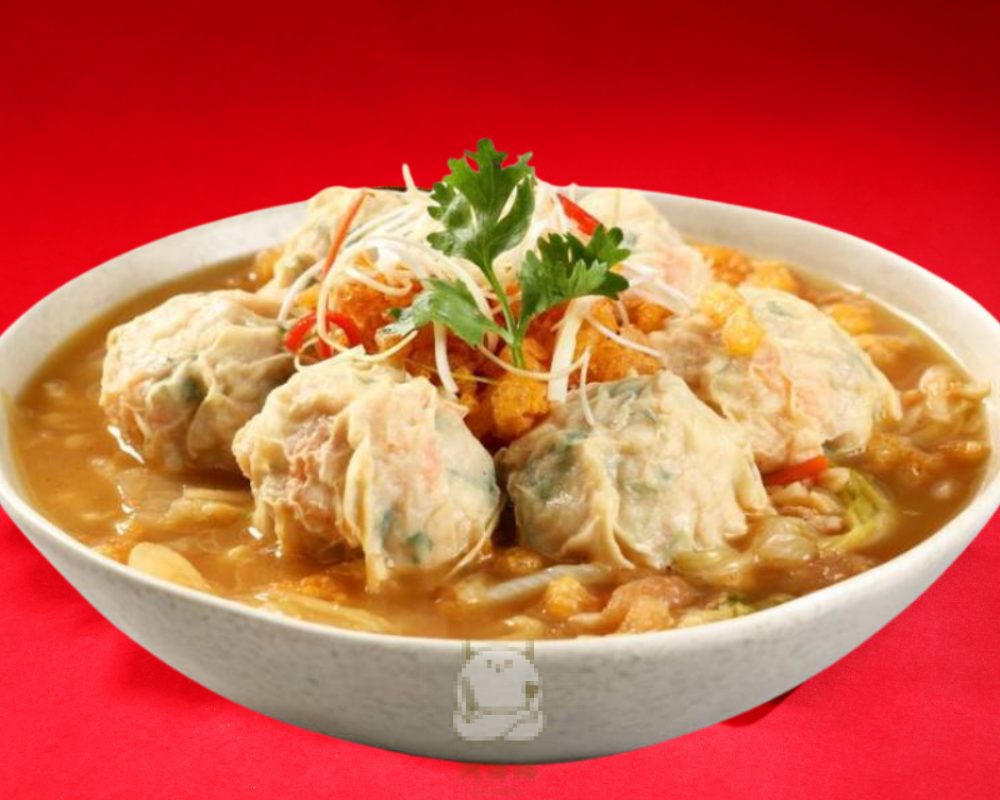 千張蝦球白菜滷