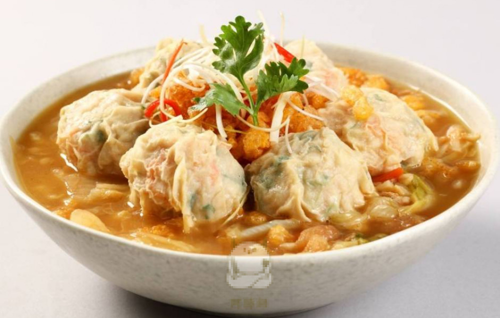 團圓蝦球白菜滷