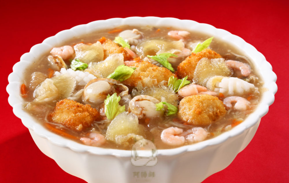 彎月魚翅海鮮羹