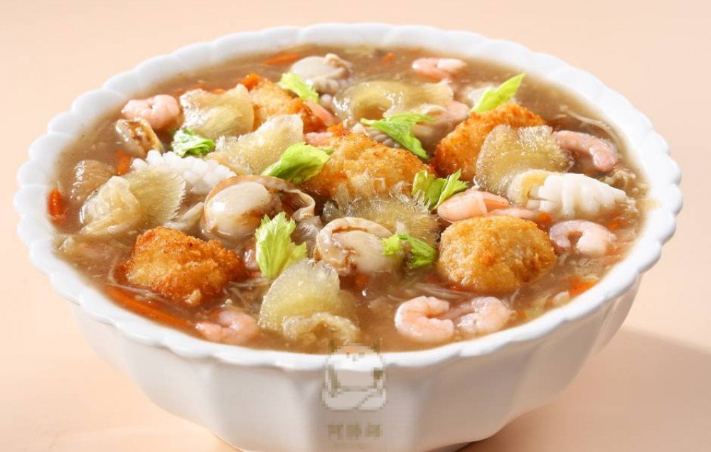 彎月魚翅海鮮羹