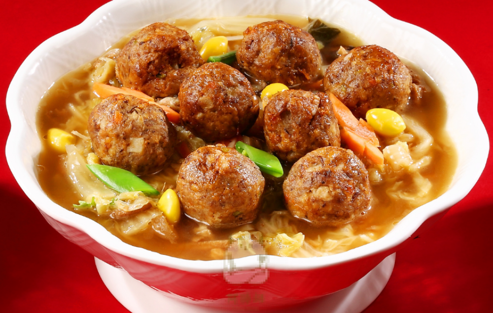 翡翠如意獅頭煲（蛋素）