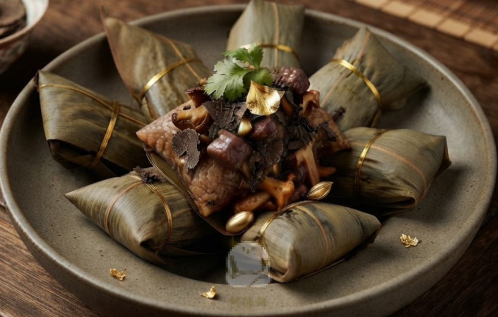 黑鑽松露菌菇牛頰粽8入