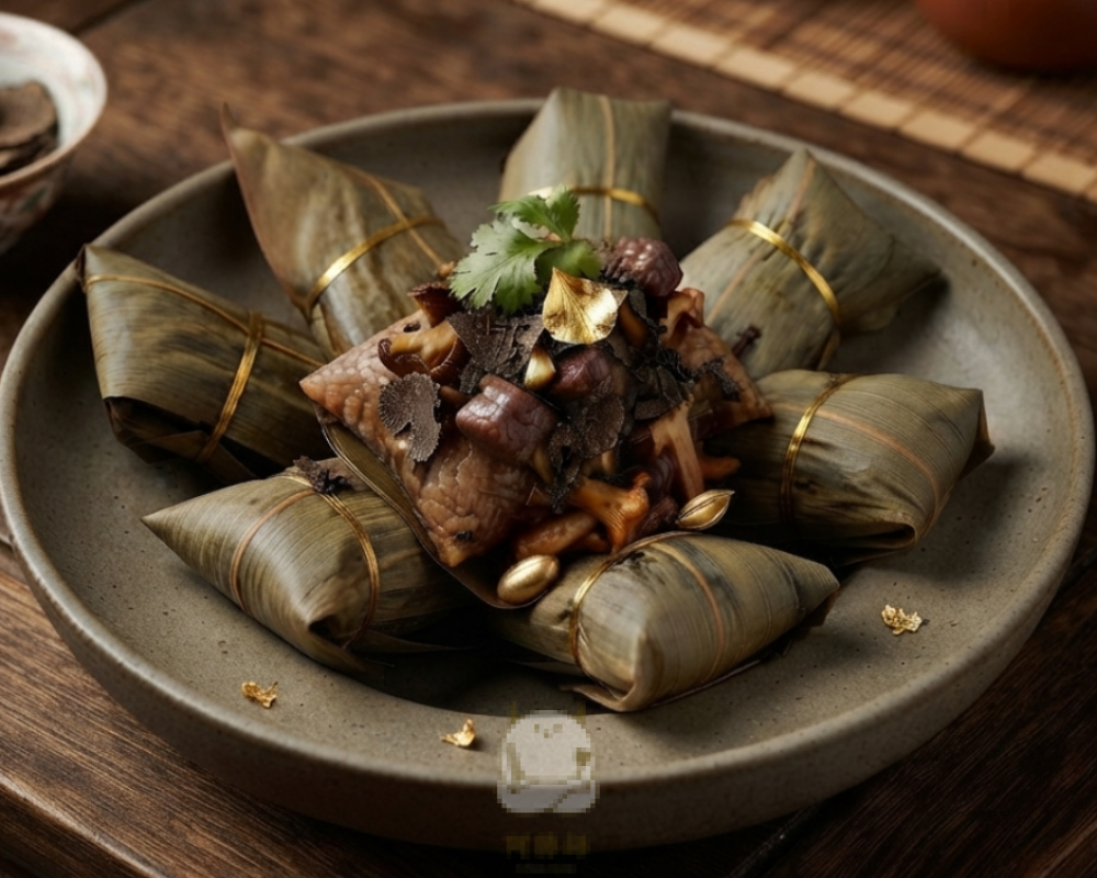 黑鑽松露菌菇牛頰粽8入